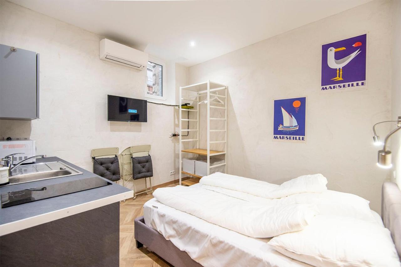 Studio In The Heart Of Marseille - Vieux Port Daire Dış mekan fotoğraf